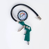 Pistolet de gonflage pneumatique avec manomètre analogique, pistolet de gonflage de pneus mécanique pour le gonflage et le test des pneus de voiture et de camion