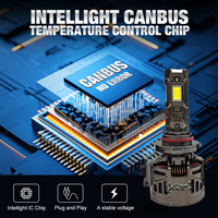 Faros LED para Automóvil IKAS de Fábrica, Sistema de Iluminación para Automóvil de 240 W, Faros LED Canbus para H1 H4 H7 H8 H11 9005 9006, Bombilla LED para Automóvil