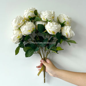 7 Têtes Real Touch Unique Tige <span class=keywords><strong>Rose</strong></span> Fleurs Multi Couleur Artificielle Fleurs En Vrac Pour La Décoration Intérieure - Product Image 3