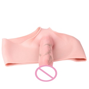 FAAK-G1212 Pantalones con Pene Simulado, Funda para Pene de Silicona Líquida para Alargamiento y Engrosamiento, Venta al Por Mayor - Product Image 6
