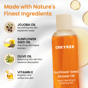 Natürliches Sonnenblumen kernöl Body Wash Gel Pflanzen essenz Großhandel Aufhellende pflegende Dusch formel für strahlende Haut - Product Image 2