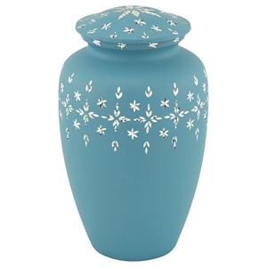 Urnas de cremación Calidad sostenible Acabado de larga duración Alta decoración Tarros de cremación Contenedor de cenizas Artesanías indias - Product Image 2