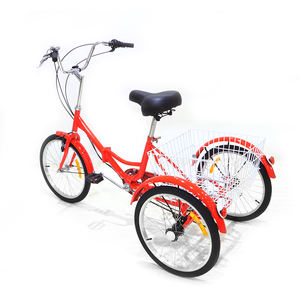 Triciclo para Adultos, <span class=keywords><strong>Bicicleta</strong></span> de <span class=keywords><strong>Tres</strong></span> <span class=keywords><strong>Ruedas</strong></span>, 20, 24, 26 Pulgadas, <span class=keywords><strong>Bicicleta</strong></span> <span class=keywords><strong>Plegable</strong></span> de 3 <span class=keywords><strong>Ruedas</strong></span>, Triciclo para Adultos, Triciclos Plegables - Product Image 1