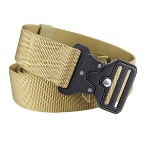 Chất lượng cao 2.5cm 3.3cm 3.8cm 4.5cm 5cm tacticalthicked Nylon vành đai và sức mạnh kim loại khóa đào tạo Nylon Webbing vành đai - Product Image 2