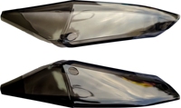 AJLIGHT DESIGN Système d'éclairage Jetsr, boîtier de lampe noir, accessoires et pièces pour moto, modèle SKJETSRLB-LH, rénovation/mise à niveau, neuf