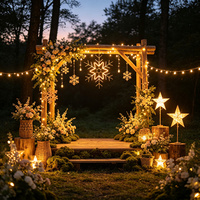 Décoration de table élégante avec support poli pour les réunions de famille, les réceptions d'hiver et les mariages