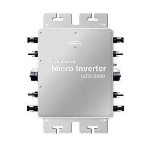 2000 Вт 110 В/220 В Солнечный умный Wi-Fi управление IP65 водонепроницаемый микро-сетчатый инвертор солнечный микро инвертор