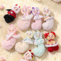 Vente en gros de peluches authentiques Tutulong Maomaolong Star Wish Catcher, boîte mystère, poupée mignonne, cadeau du Nouvel An pour filles, chat, dragon