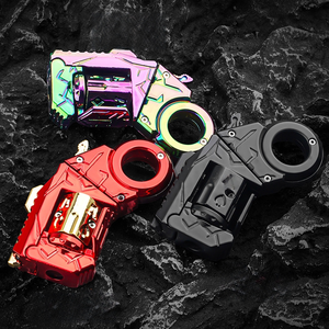 Anello in Lega Antistress per Adulti, Pistola a Proiettili Morbidi con Funzione di Espulsione, Mini Modello Giocattolo Antistress - Product Image 2