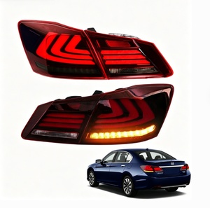 DOT & E-MARK Certified Modified LED Tail <b>Light</b> Assembly Water Flowing Turn <b>Sign</b> for 9th Gen - Product Image 5