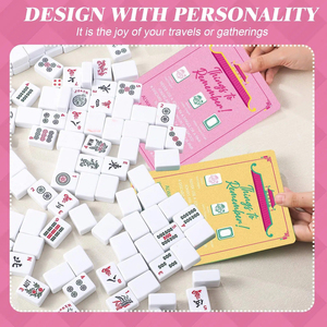 Juego de Mezclador de Fichas de Mahjong de PP Impresas a Todo Color Personalizadas, Flexibles, Directo de Fábrica - Product Image 4