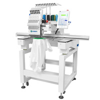 Machine à broder informatisée DISEN grand format à tête unique pour casquettes, t-shirts, surfaces planes, broderie 3D, paillettes, cordon, perles, chenille, broderie lourde