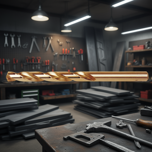 Broca cilíndrica de cobalto Fervi de 120 mm de longitud para perforación de metales - Product Image 2