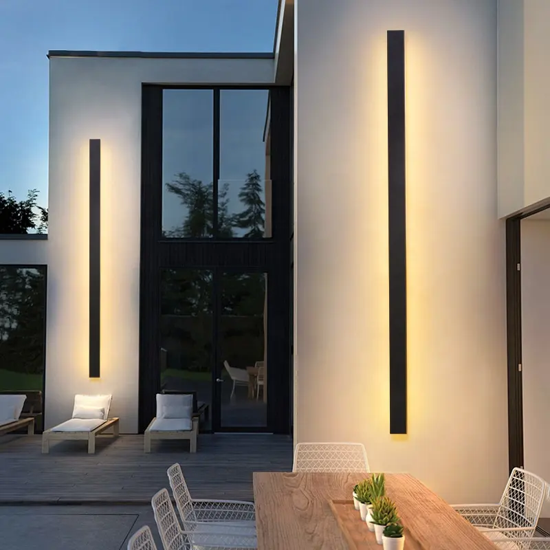 Modern Led Wall Sconce Outdoor Wall Washer Light Project Courtyard Villa Waterproof Led Wall Lamp Modern