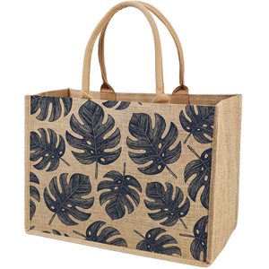 Sac d'épicerie de sacs fourre-tout en jute réutilisables et résistants - Product Image 2