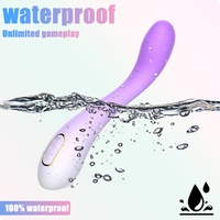 Vibrateur point G en silicone courbé, masseur étanche IPX7 pour femmes, chargement magnétique USB, modes multiples, léger 168g