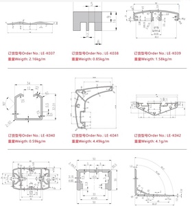Aluminio Perfil De Aluminio Aluminum Alloy <strong>Profiles</strong> Door and Window Aluminum <strong>Profiles</strong> Aluminum Extrusion <strong>Profiles</strong> - Product Image 6