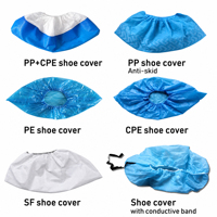 Protège-chaussures réutilisables en tissu non tissé, fabricant chinois, livraison rapide, OEM ODM, haute qualité