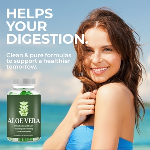 Complément alimentaire OEM à base d'extrait d'aloe vera et d'aloe-emodin en gommes pour la perte de poids et la combustion des graisses - Product Image 4