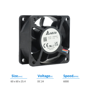Ventilador Axial Delta QFR0624EH-P0 24VDC 0.10A 2.40W 6000RPM para Gabinete de Control, Inversor, UPS - Product Image 2