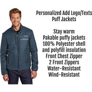 Chaqueta acolchada personalizable J850 con bordado personalizado para hombre, chaqueta personalizada para exteriores - Product Image 1