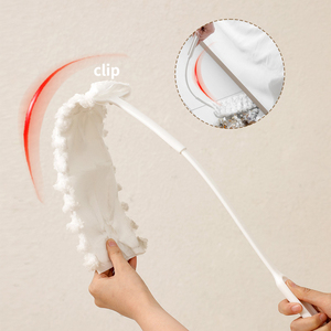 F5166 बिस्तर के नीचे सोफे अंतर धूल क्लीनर 71 सेमी लंबा हैंडल डिस्पोजेबल माइक्रोफाइबर डस्टर - Product Image 2