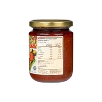 Pâte de piment Sambal Nonya traditionnelle, sauce épicée, condiment d'Asie du Sud-Est, base pour sauté, bouteille de 250g, aliment emballé pour l'exportation