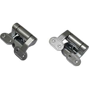 Par de bisagras de fricción cromadas universales para aplicaciones de herramientas de torneado - Product Image 1