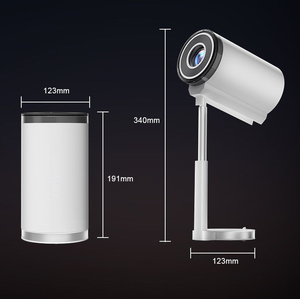 Wholesale TS-7 <b>Mini</b> Projector 4k Projector Mobile Phone Smartphone Portable Android Projector With Bracket - Product Image 1