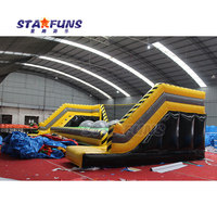 Parcours d'obstacles gonflable Bouncer Games Balls Interactive Wipe Out Jumping Sports Gonflable Interactive Game Bumper