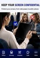 Film de protection anti-espion pour téléphone portable, rouleau de film de confidentialité HD, matériau résistant aux rayures, découpe facile