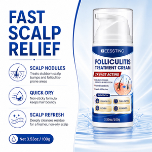 Lotion Réparatrice Apaisante Anti-Foliculite en Gros pour Soins de la Peau, Crème de Soin 100g - Product Image 4