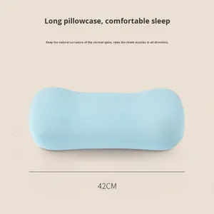 Almohada de Viaje Rectangular Minimalista Multifuncional Portátil de Espuma Viscoelástica Pequeña para Oficina, Descanso para el Almuerzo, Siesta, Soporte Cervical - Product Image 3