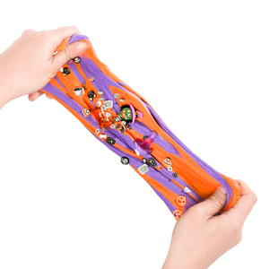 Hot bán Halloween loạt Puff Slime Đảng ủng hộ Slime Set <span class=keywords><strong>DIY</strong></span> playdough handmade mô hình đất sét món quà siêu mềm Slime - Product Image 2