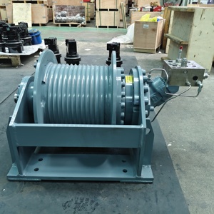 กว้านไฮดรอลิก <span class=keywords><strong>PEKA</strong></span> OEM 8 ตัน พร้อมตัวกดเชือก สำหรับเครนและยกเรือ ใช้กับเรือประมง เรือขุดลอก - Product Image 4