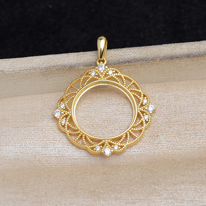 Pendientes de Plata 925 con Borla, Accesorios para DIY, Base Vacía Semiterminada 9-11, Base Inferior JG5921, Chapado en Oro, Tamaño de Cuenta de 3mm - Product Image 4