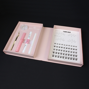 Nhà Máy Mới Giá Trước Cắt Phân Khúc Lông Mi Nhãn Hiệu Riêng Kéo Dài 14 + Ngày Cụm Lông Mi Kit Không Thấm Nước Tự Làm Lash Mở Rộng Kit - Product Image 2