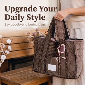 Bolsa de Mano de Lona Personalizada con Logotipo para Mujer, con Cordón y Cierre de Cremallera, para Todas las Temporadas, Bolsa de Hombro de Moda - Venta al Por Mayor OEM/ODM - Product Image 2