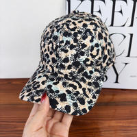 Nueva Gorra de Béisbol de 6 Paneles con Estampado de Leopardo Estilo Chica Moderna, Gorra de Sol Versátil Informal para Mujer, Primavera Verano, Protección UV, 100% Poliéster