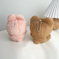 Peluches Kawaii personnalisées en forme d'ours assis peluche lapin poupée douce