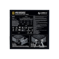 Alimentation électrique Lian Li RS1000G 1000W 1200W 80 Plus Gold entièrement modulaire ATX pour PC de jeu, pour ordinateur de bureau