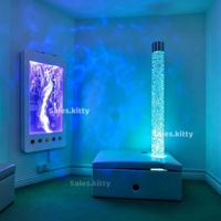 Panneau bulle sensoriel interactif apaisant pour salle sensorielle, mural à bulles d'eau en acrylique à changement de couleur pour la thérapie de l'autisme