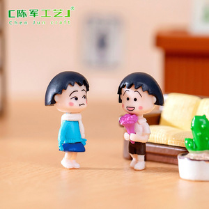 Weijin รูปปั้นมารูโกขนาดเล็กน่ารักภูมิทัศน์ภูมิทัศน์, เครื่องประดับแขวนตกแต่งบ้านตุ๊กตาตั้งโต๊ะขนาดเล็ก - Product Image 4