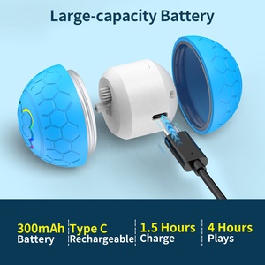 Electric Smart Dog Ball <strong>Toy</strong> Classic <strong>Vibration</strong> Jumping &amp; Rolling Bouncy Design Bite-Resistant Automatic Interactive Pet <strong>Toy</strong> - Product Image 3