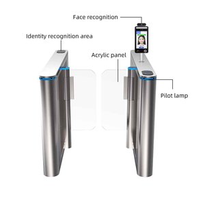 Cổng tốc độ tự động cao cấp với hệ thống nhận dạng lòng bàn tay truy cập an toàn cho văn phòng sân vận động buổi hòa nhạc - Product Image 3