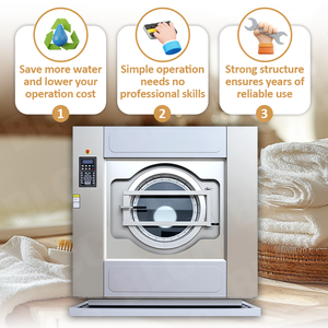 Bon <span class=keywords><strong>prix</strong></span> Machines à laver les vêtements Machine à laver <span class=keywords><strong>industrielle</strong></span> 100kg à 150kg pour l'entreprise de <span class=keywords><strong>blanchisserie</strong></span> - Product Image 3