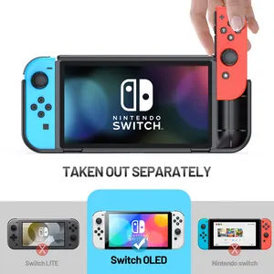 Military Grade Anti-drop And Anti-slip Cover Protective Case With Magnetic Game Card Slot For Nintendo Switch OLED Host