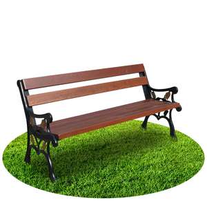 Elegante banco de patio modelo de uva de hierro fundido para decoración de parque al aire libre Bancos de calidad premium - Product Image 1