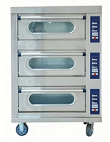 Four à pain professionnel commercial à un seul niveau, gaz/électrique, avec protection contre la surchauffe et garantie d'un an