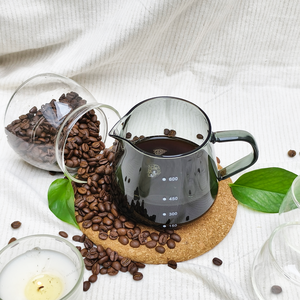 Petite cafetière à expresso en verre manuelle et portable et pot à expresso écologique pour la maison, le bureau et les cafés - Product Image 4